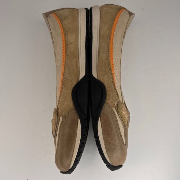 Ryka Womens K8448 Hannah Brown Suede Adjustable Strap Size 8.5 Slip On Flats - Picture 6 of 9